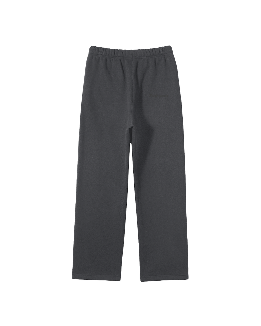 Unisex Solid Color Fleece Straight Leg Pants