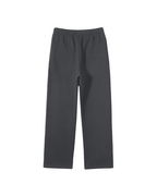 Unisex Solid Color Fleece Straight Leg Pants