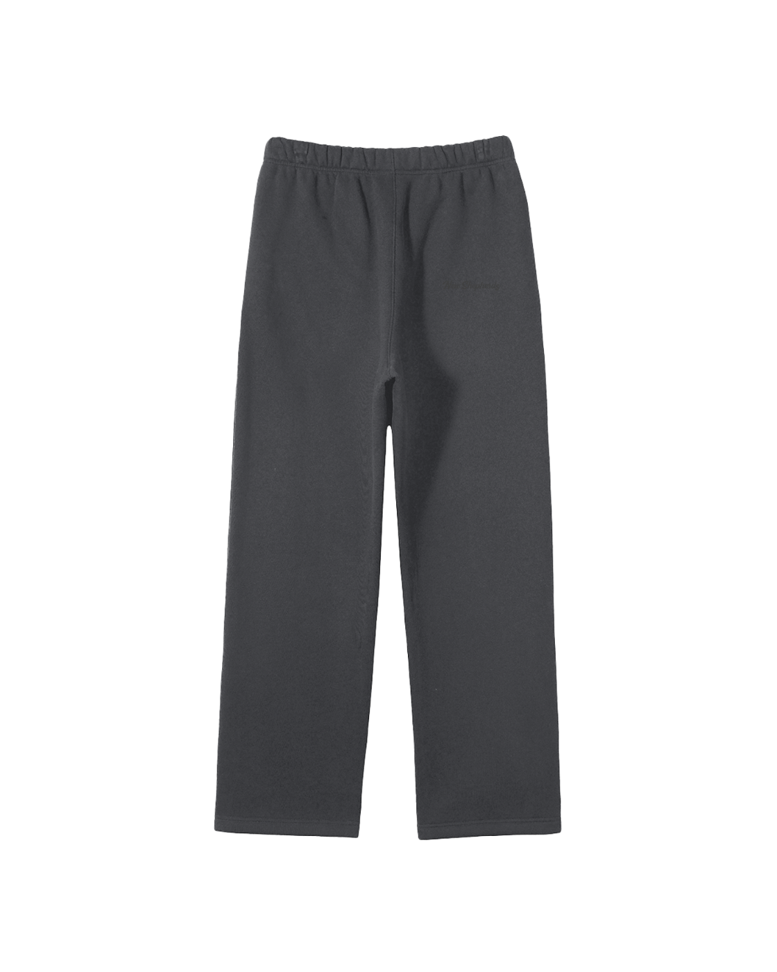 Unisex Solid Color Fleece Straight Leg Pants