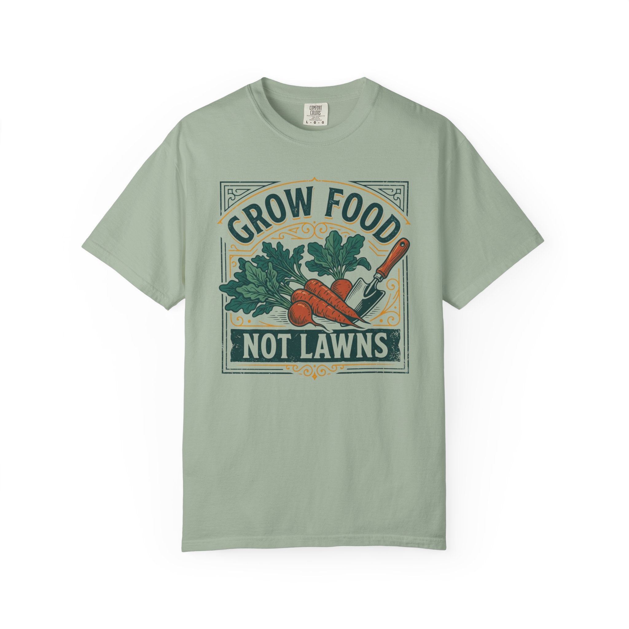 Grow Food, Not Lawns V2 T-shirt