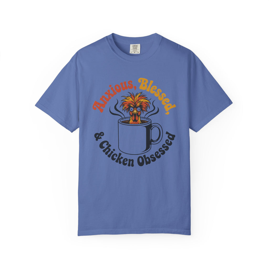 Anxious Blessed Chicken Obsessed V3 T-shirt