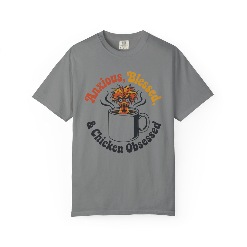 Anxious Blessed Chicken Obsessed V3 T-shirt