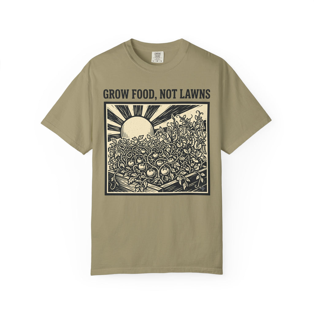 Grow Food, Not Lawns T-shirt