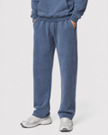Unisex Vintage Wash Barrel Leg Fleece Sweatpants
