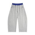 Plaid Waistband Barrel Sweatpants