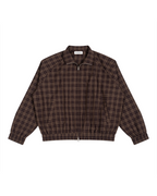 Unisex Plaid Full-Zip Track Jacket