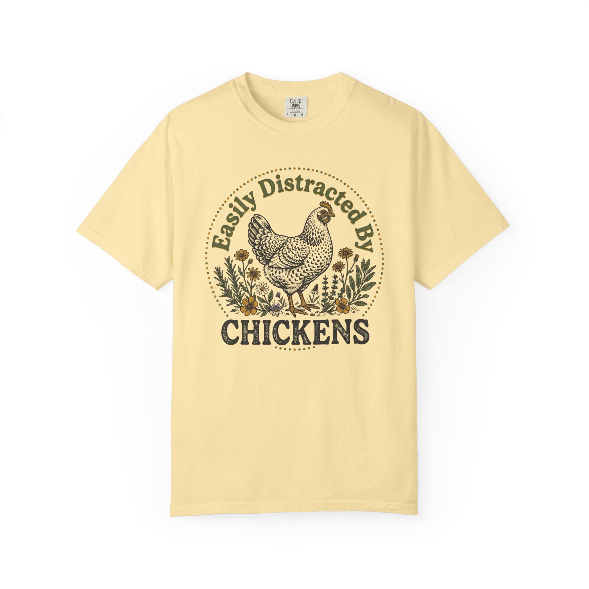 Easily Distracted By Chickens T-shirt
