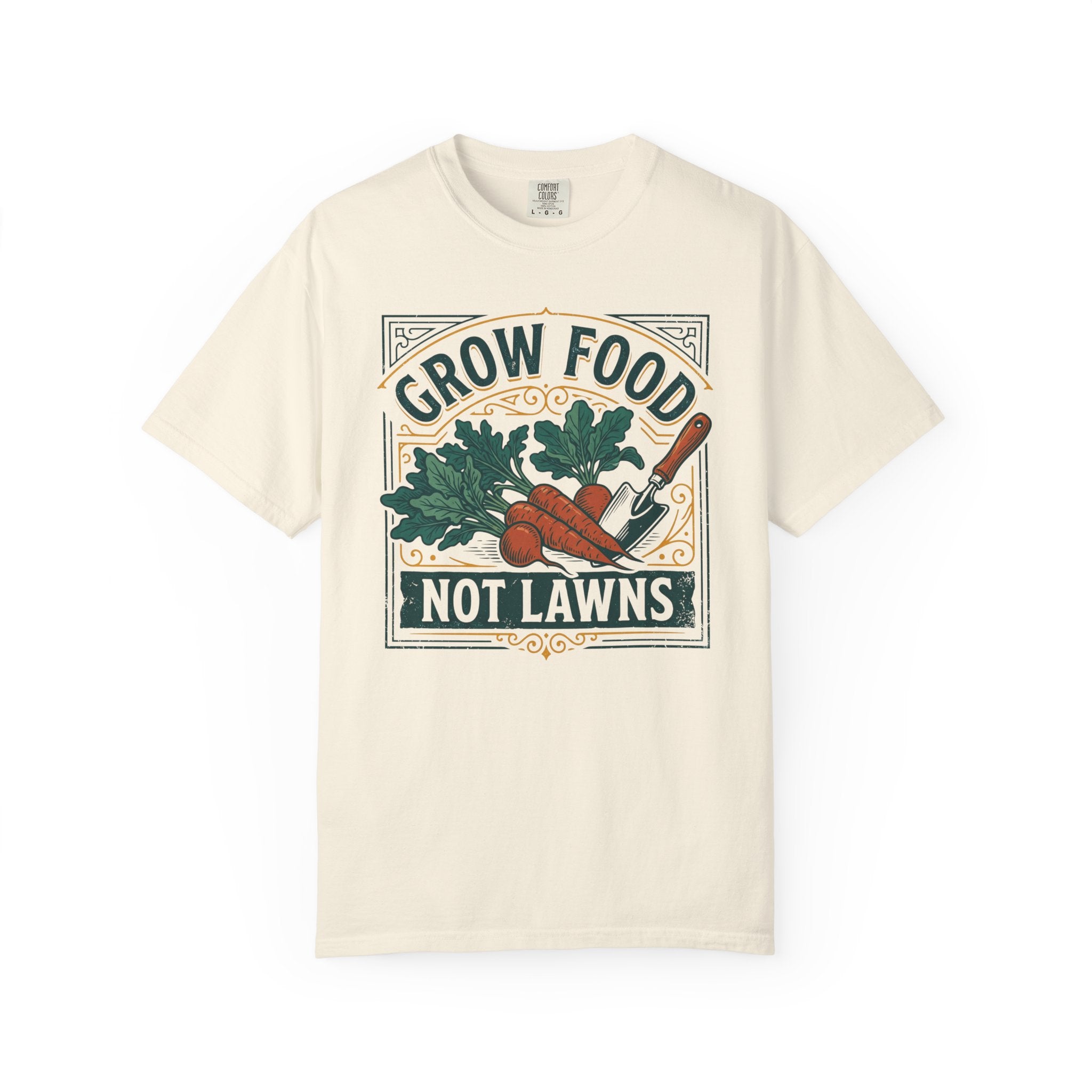 Grow Food, Not Lawns V2 T-shirt