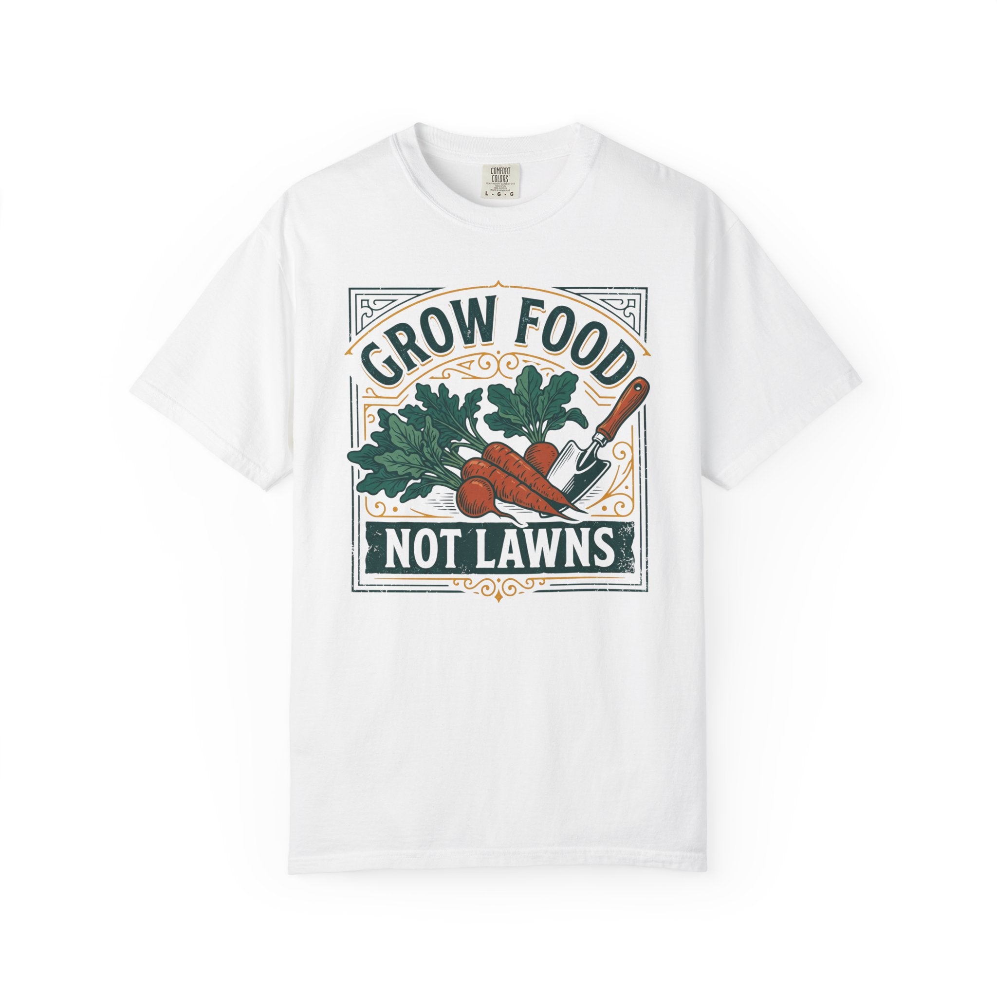 Grow Food, Not Lawns V2 T-shirt