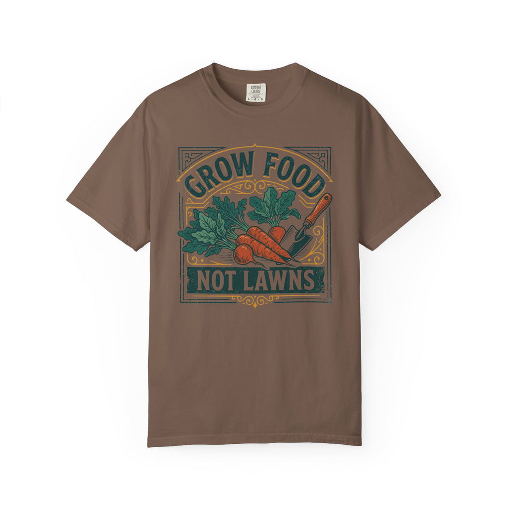 Grow Food, Not Lawns V2 T-shirt