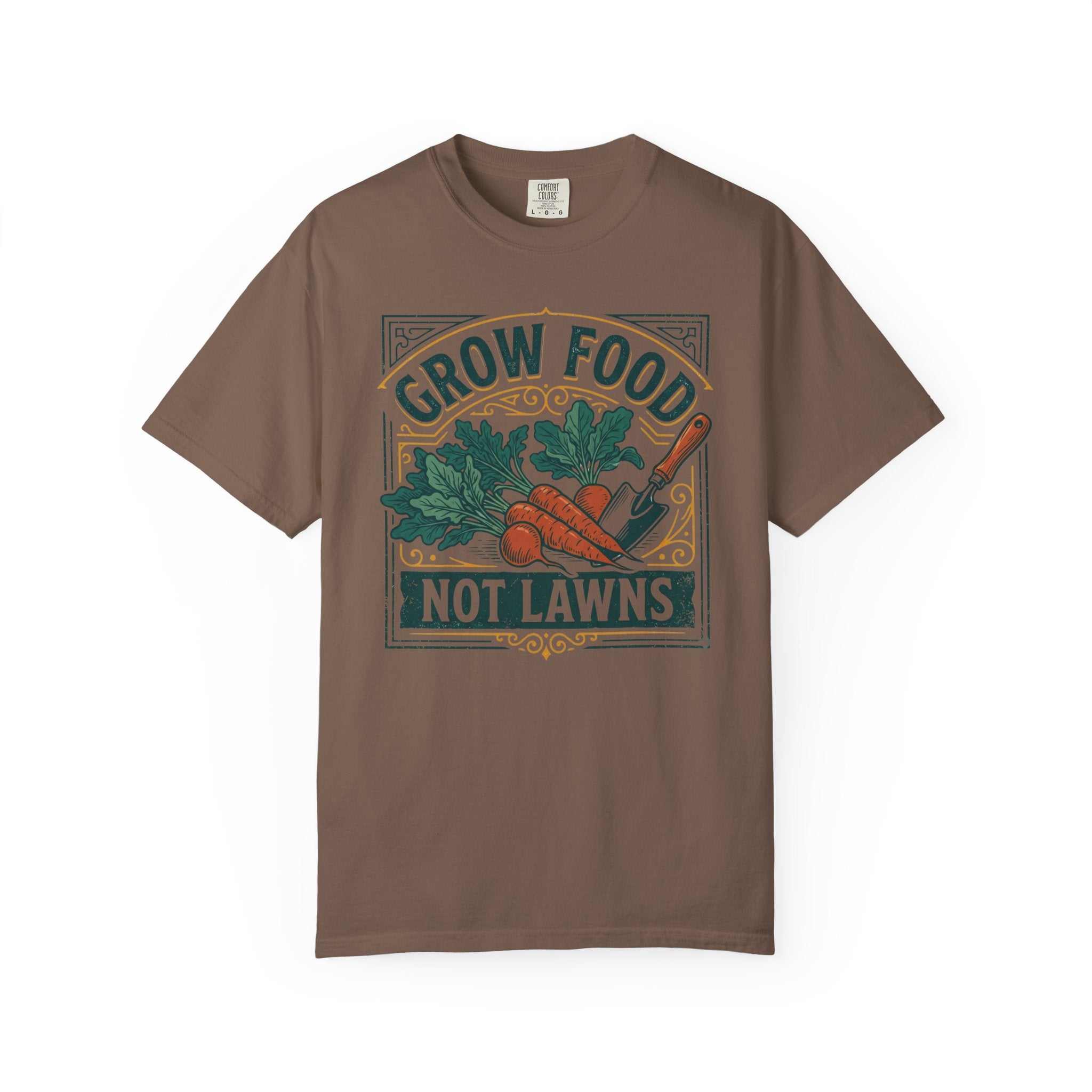 Grow Food, Not Lawns V2 T-shirt