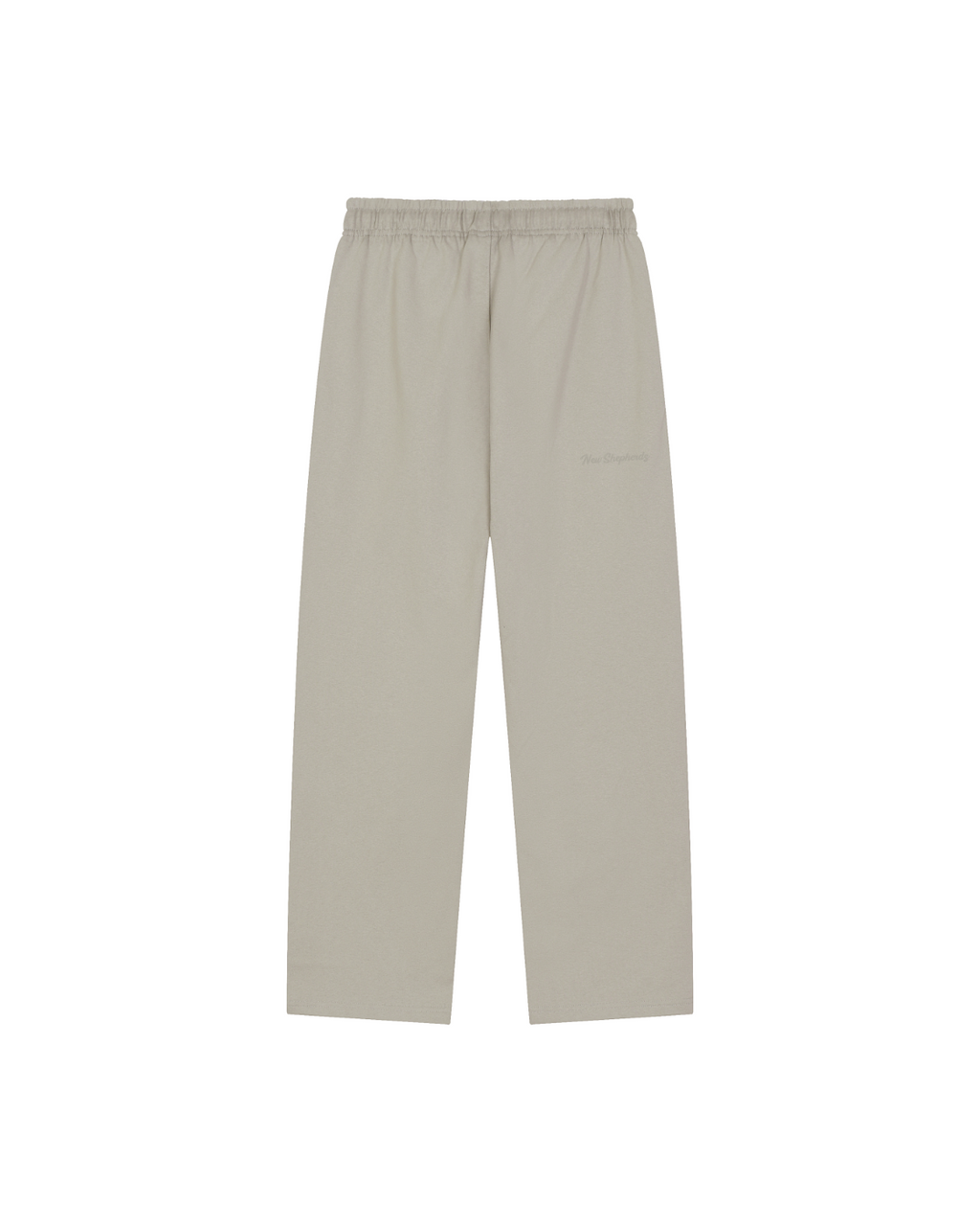 Solid Color Straight-Leg Sweatpants