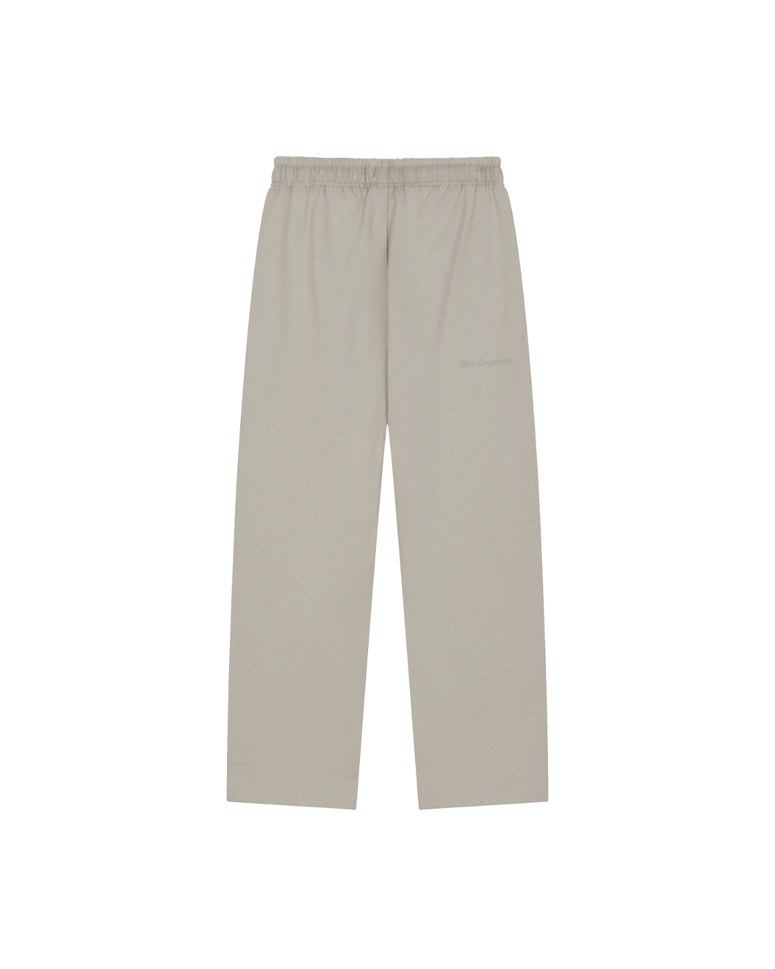 Solid Color Straight-Leg Sweatpants