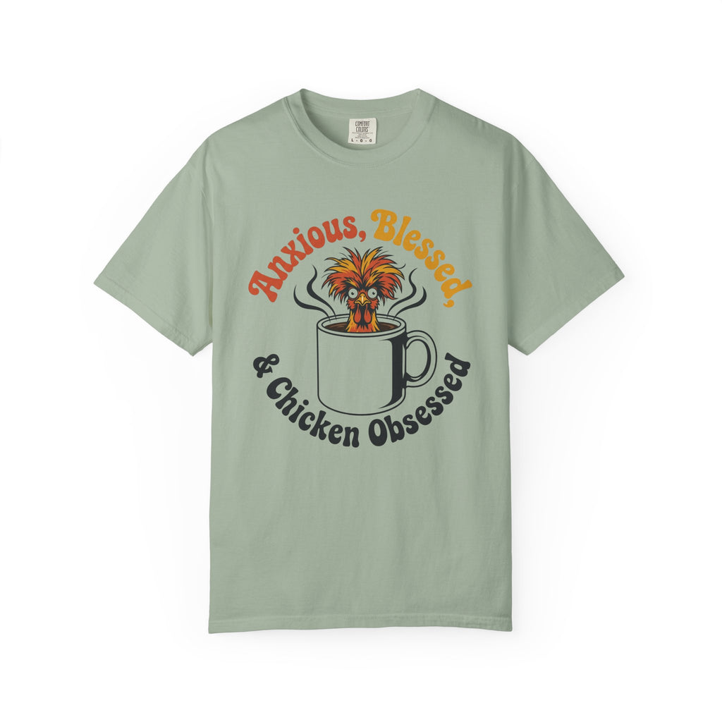 Anxious Blessed Chicken Obsessed V3 T-shirt