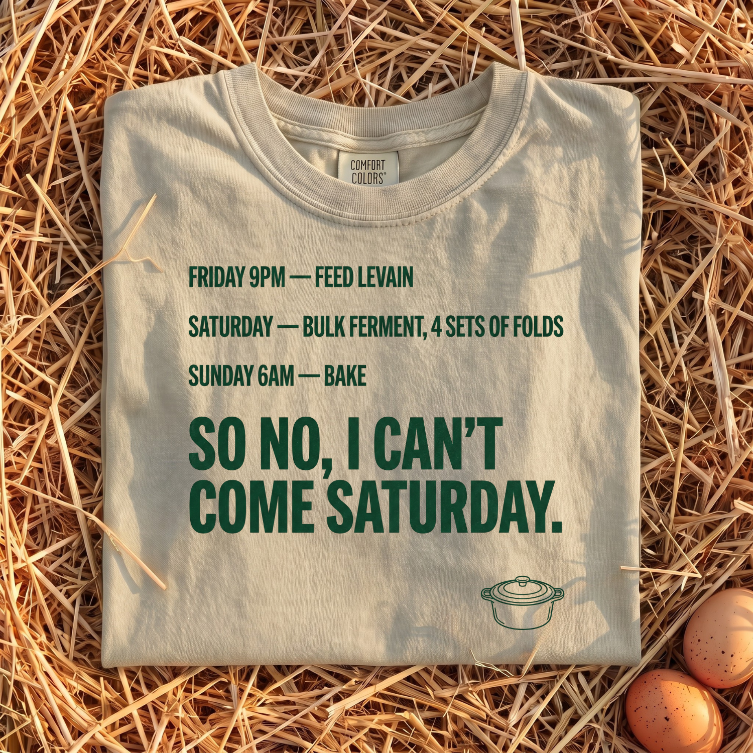 I Can't Come Saturday T-Shirt