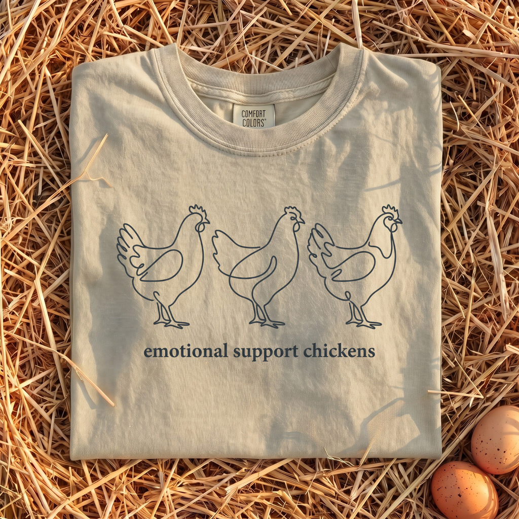 Emotional Support Chickens T-Shirt