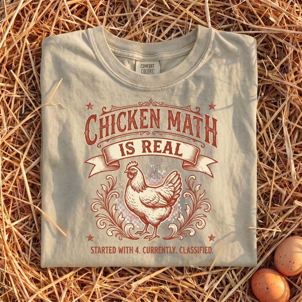 Chicken Math Is Real T-Shirt