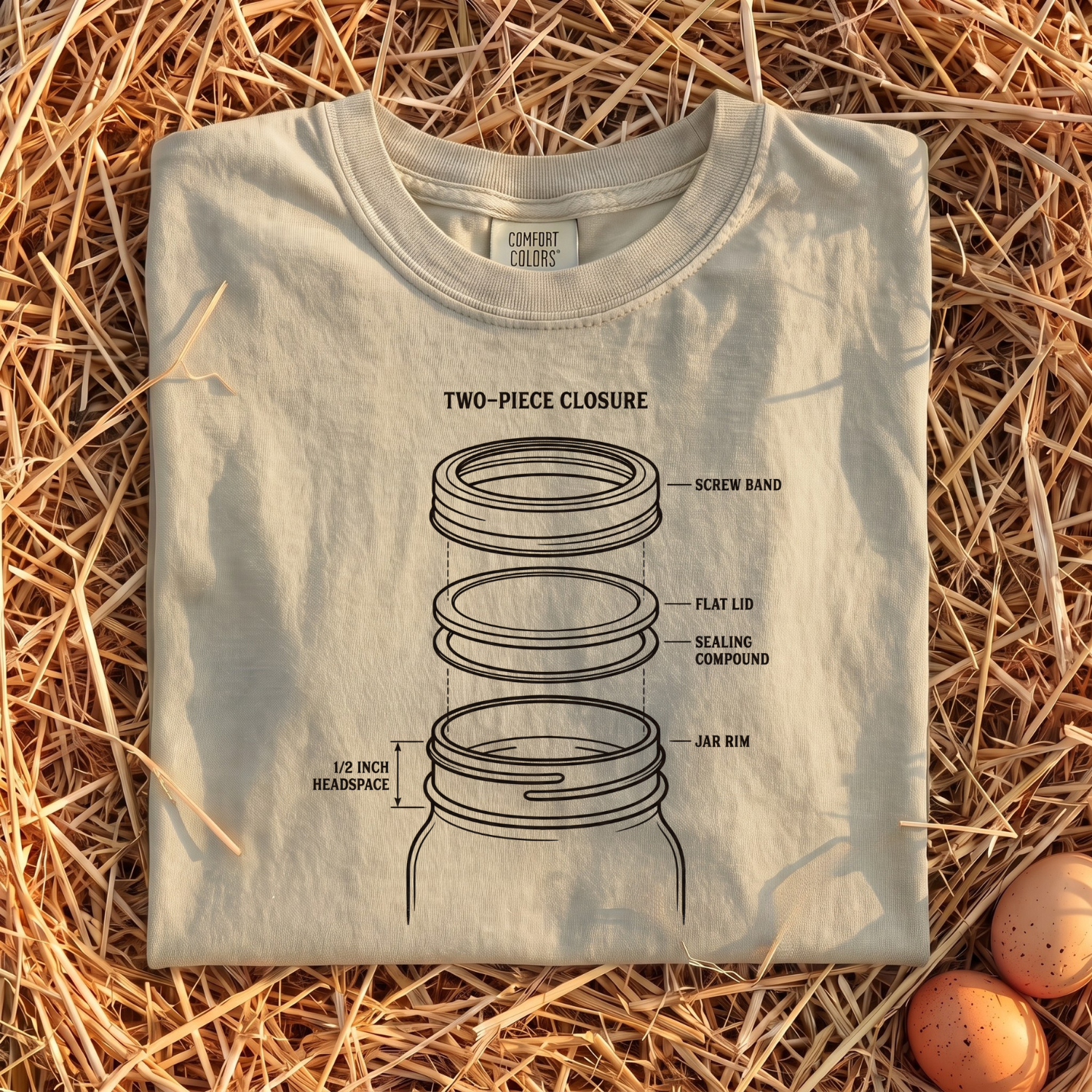 Two-Piece Closure T-Shirt