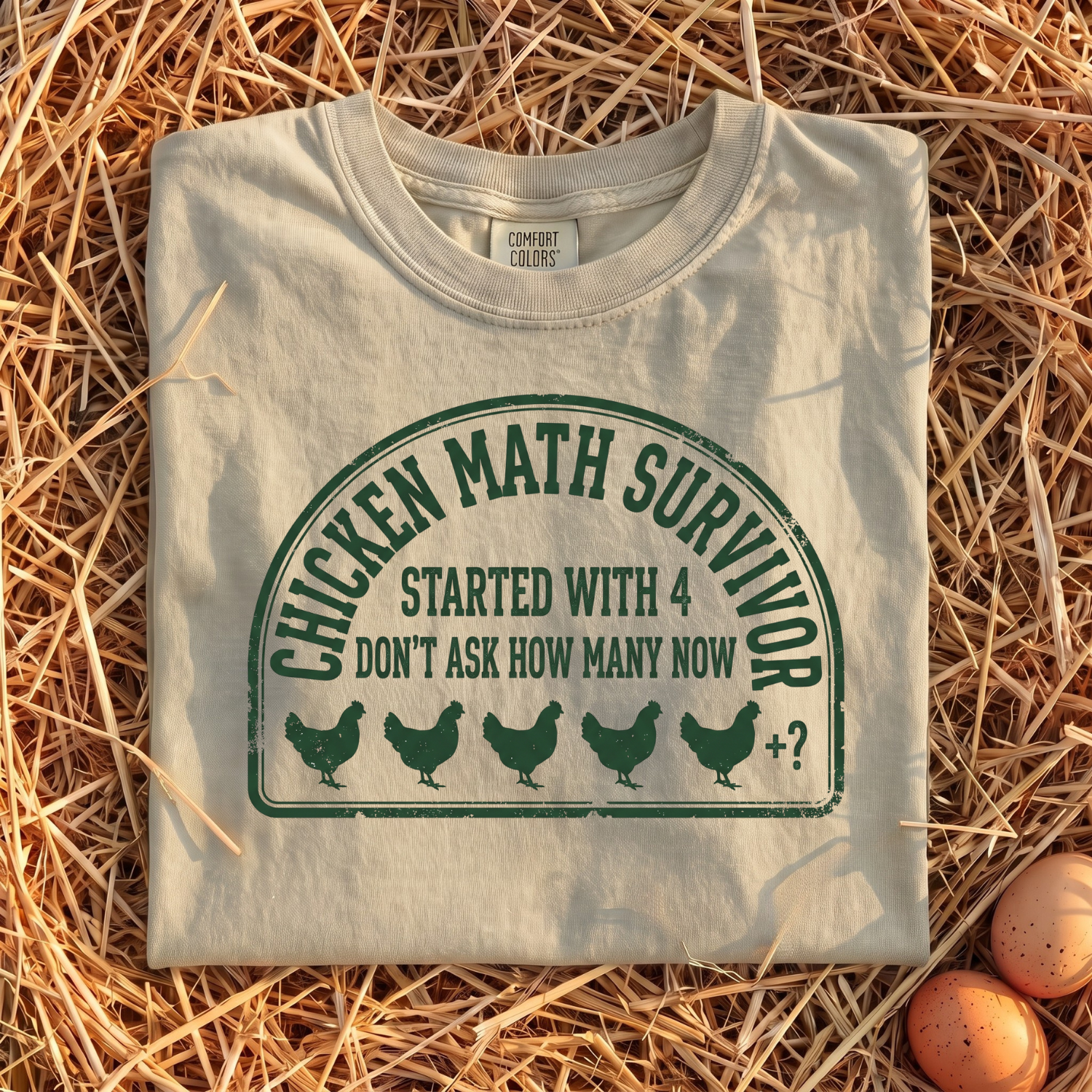 Chicken Math Survivor T-Shirt