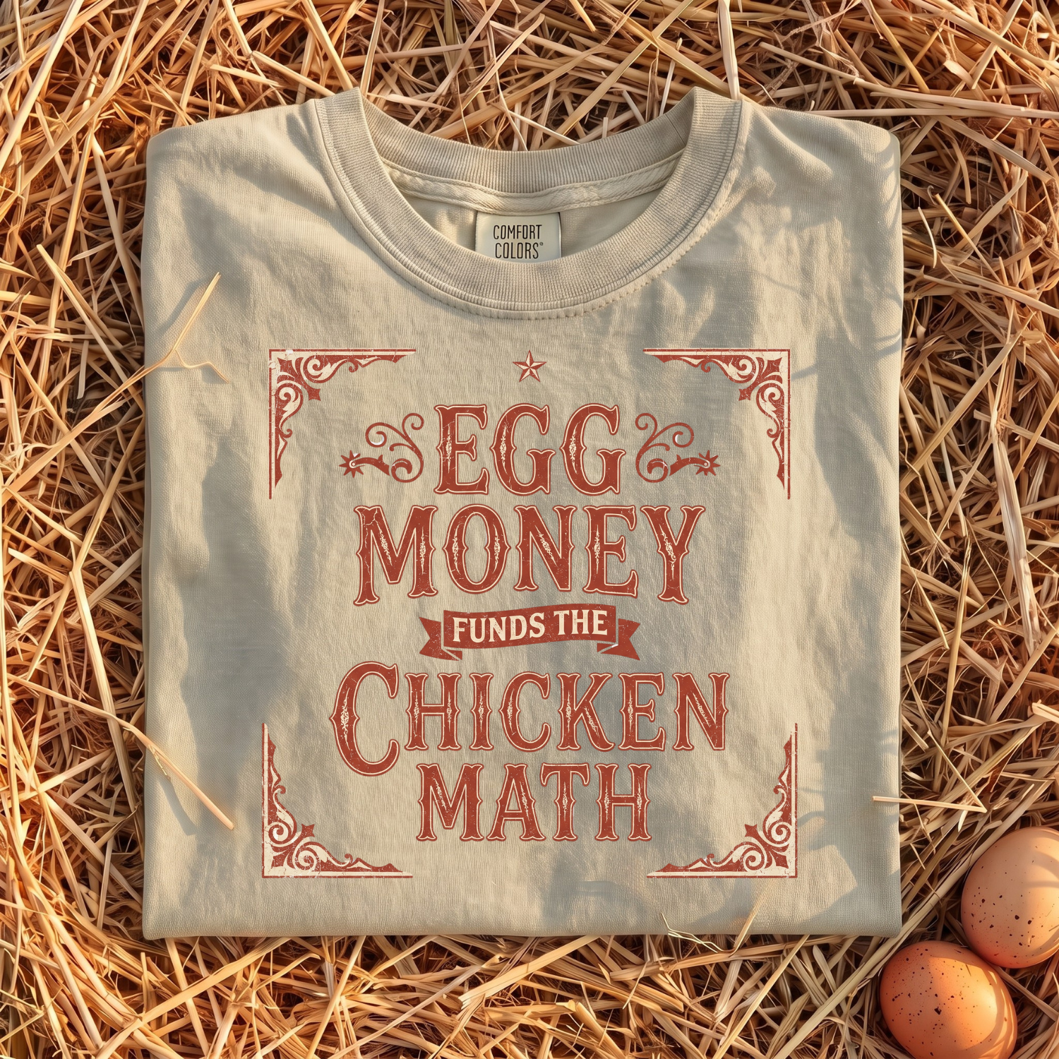 Egg Money Funds The Chicken Math T-Shirt
