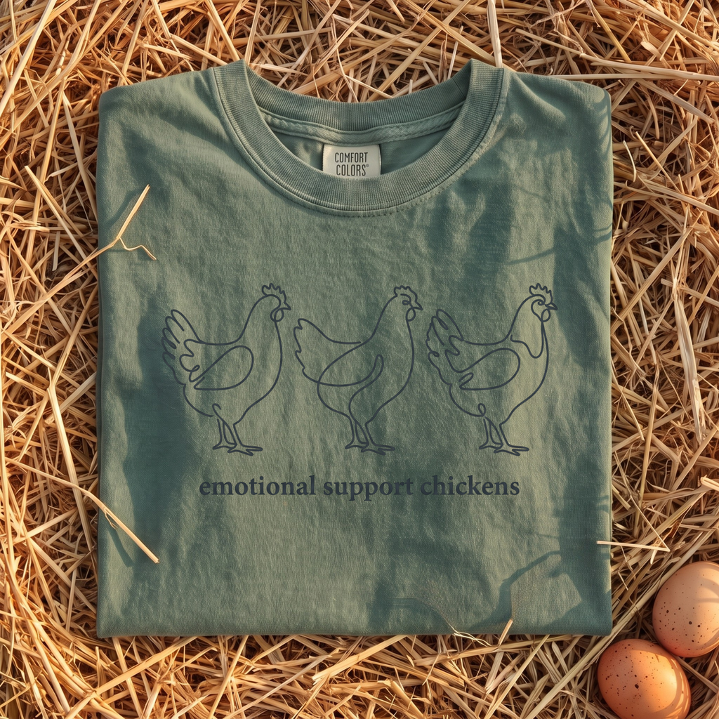 Emotional Support Chickens T-Shirt