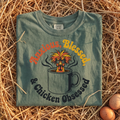 Anxious Blessed Chicken Obsessed V3 T-shirt