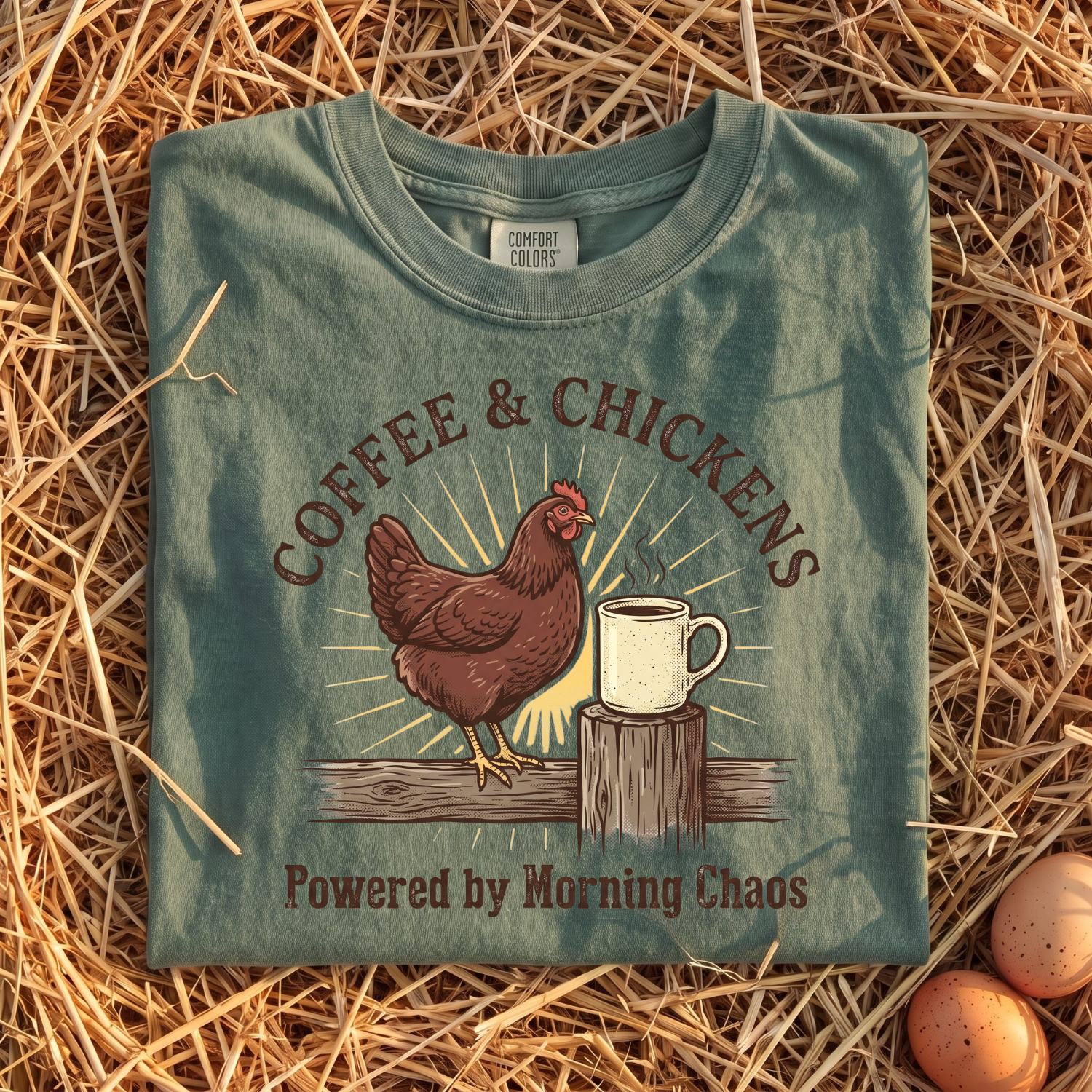 Coffee & Chickens T-shirt