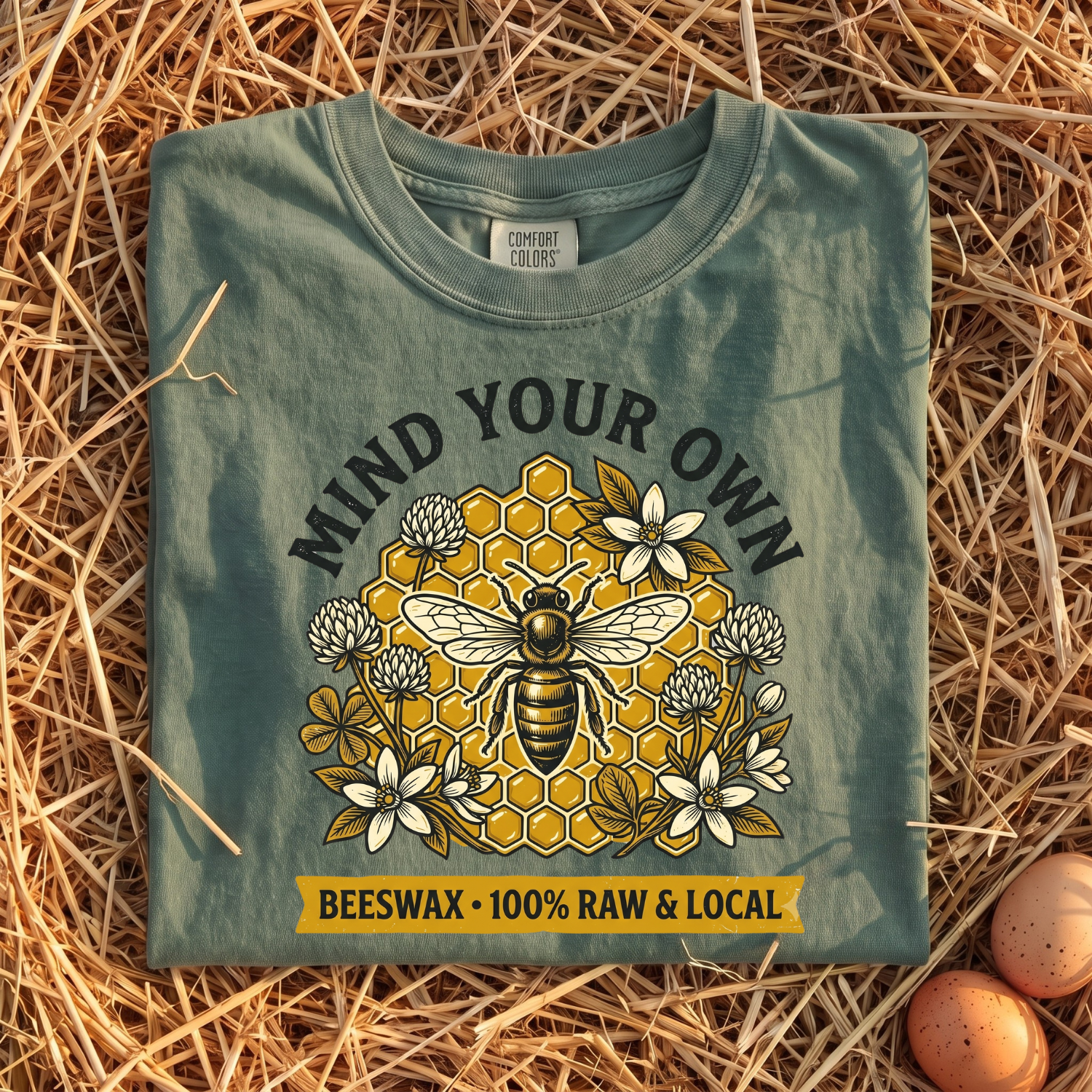 Beeswax 100% Raw & Local T-shirt