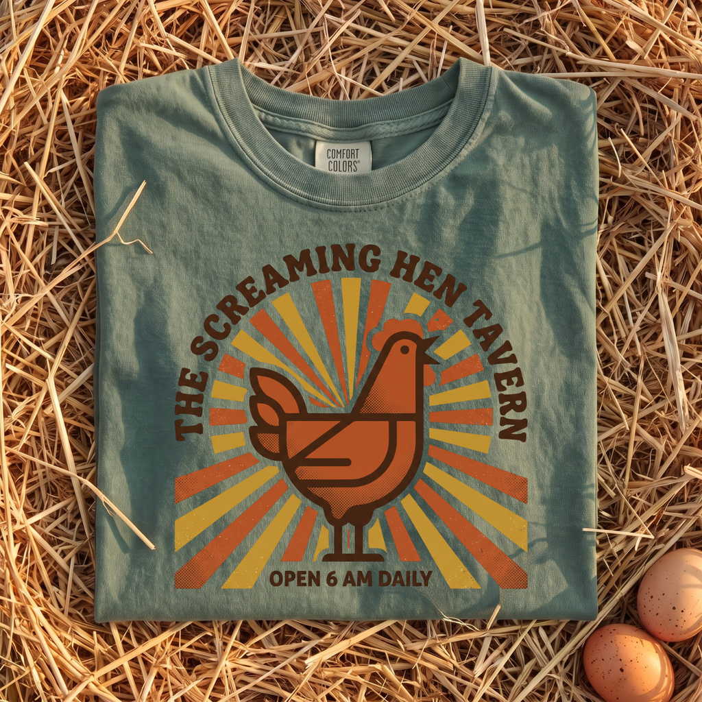 The Screaming Hen Tavern T-Shirt V2 T-Shirt