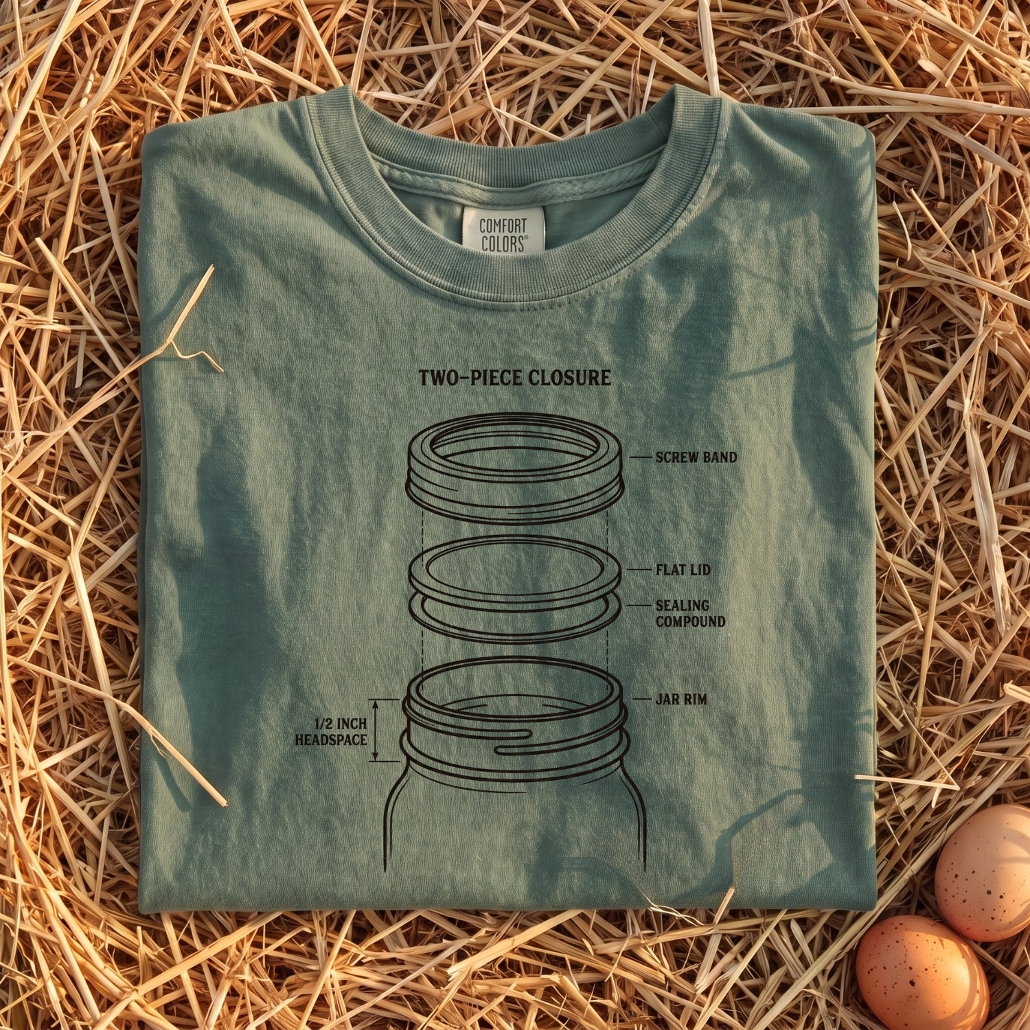 Two-Piece Closure T-Shirt