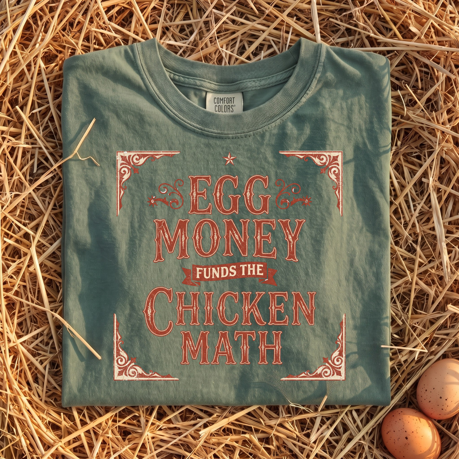 Egg Money Funds The Chicken Math T-Shirt