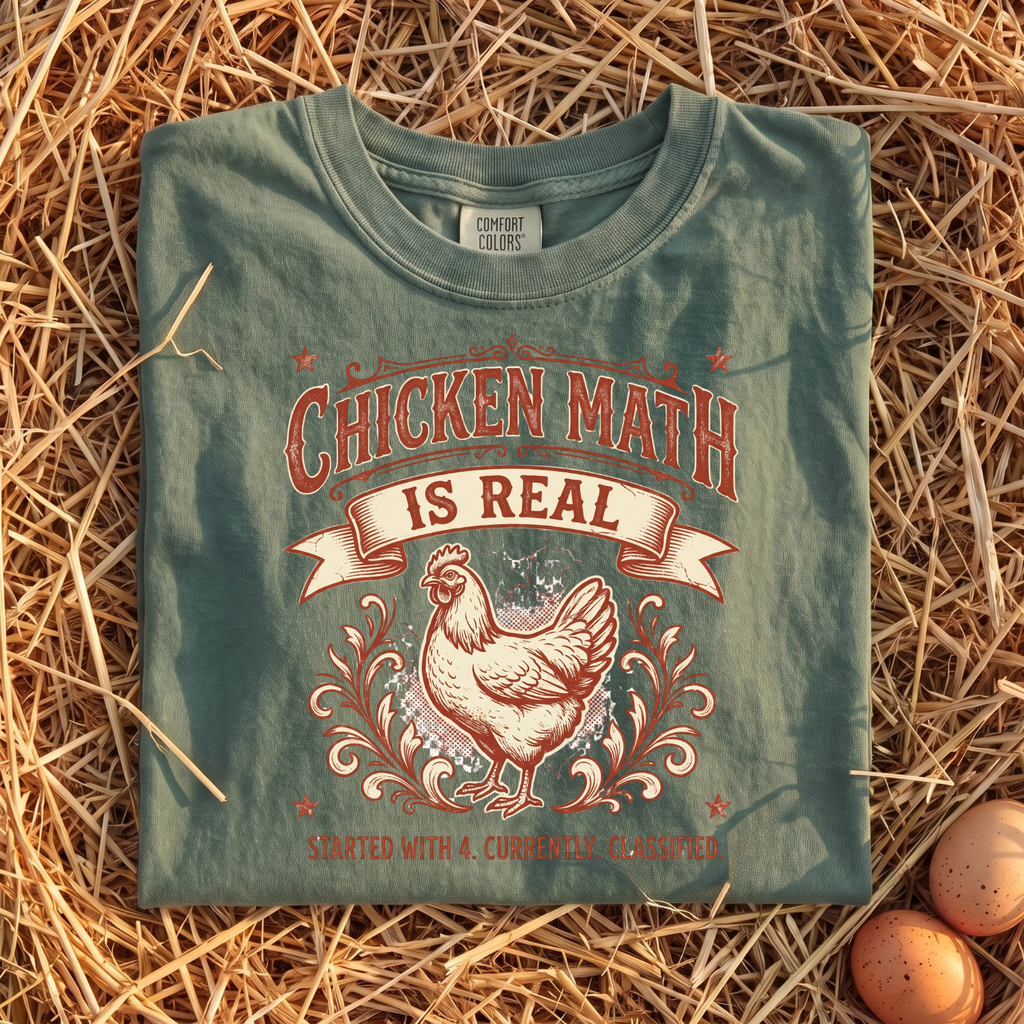 Chicken Math Is Real T-Shirt