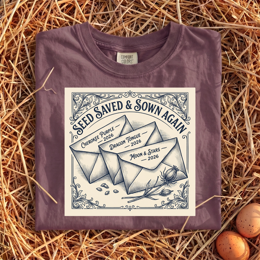 Seed Saved & Sown Again T-Shirt