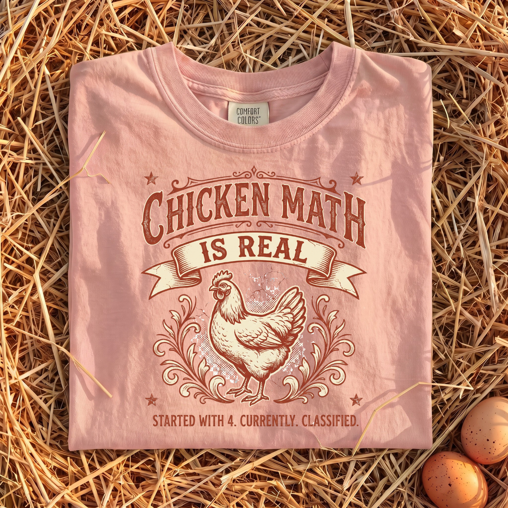 Chicken Math Is Real T-Shirt