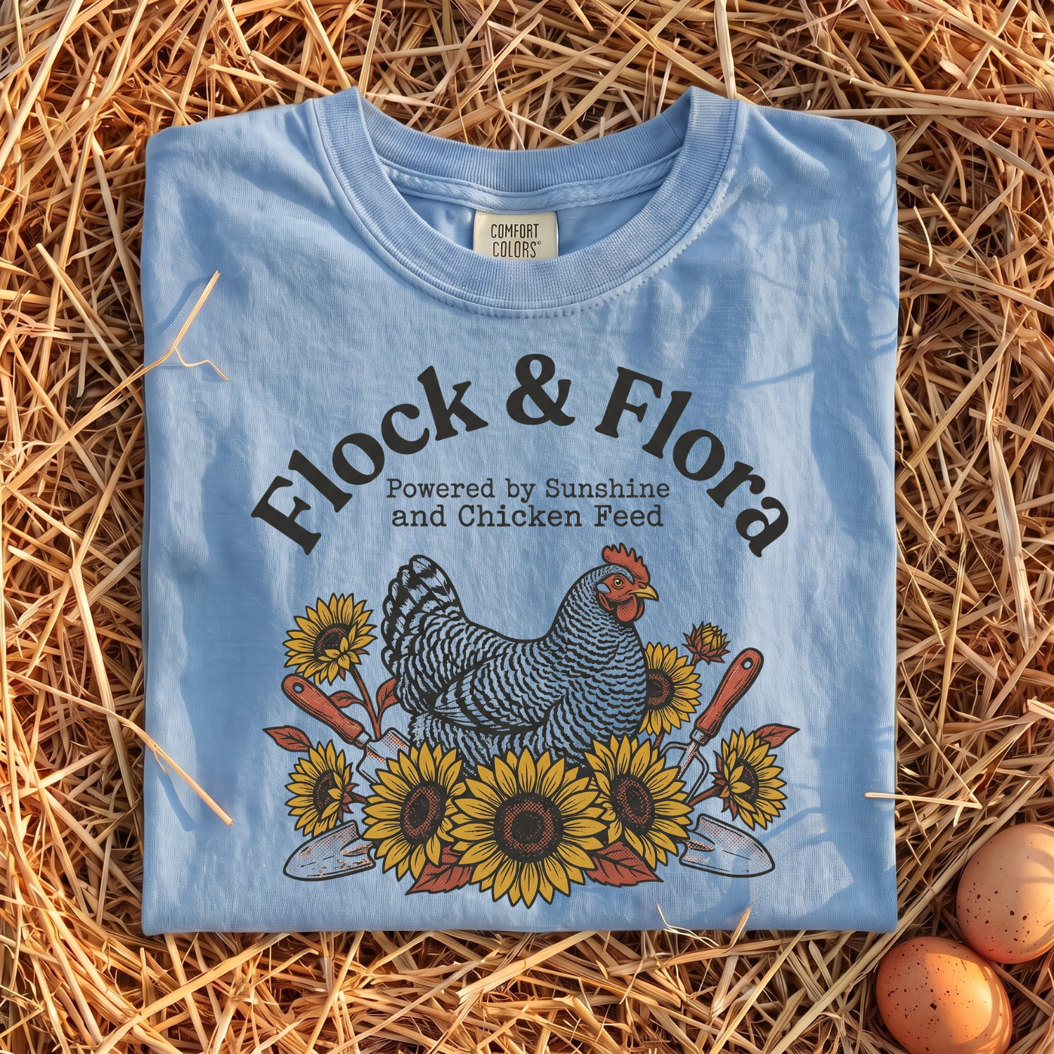 Flock & Flora Powered By Sunshine T-shirt