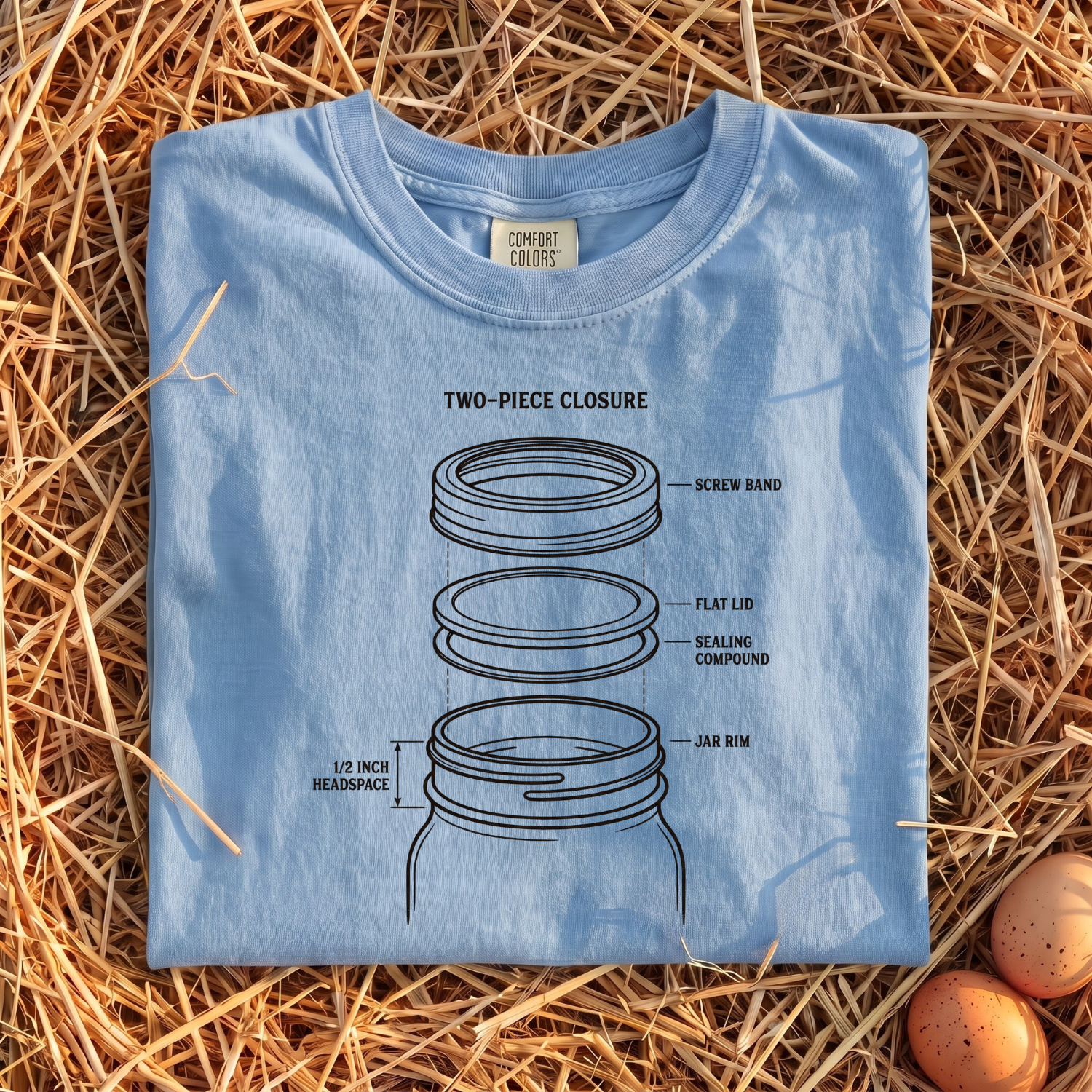 Two-Piece Closure T-Shirt