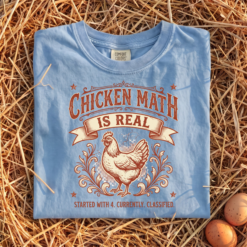 Chicken Math Is Real T-Shirt