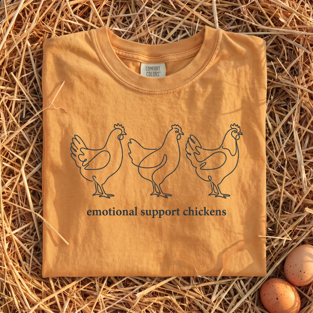 Emotional Support Chickens T-Shirt