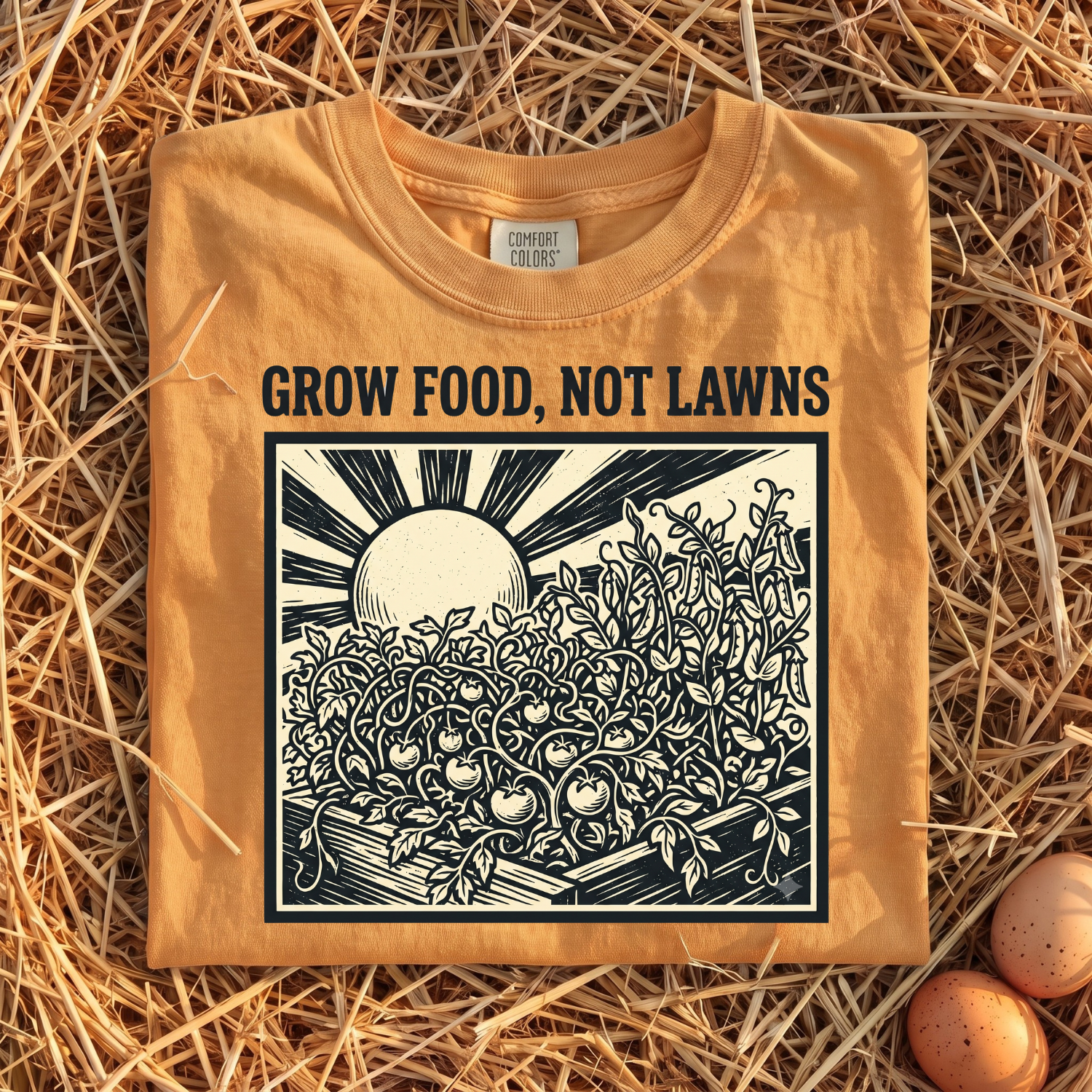 Grow Food, Not Lawns T-shirt