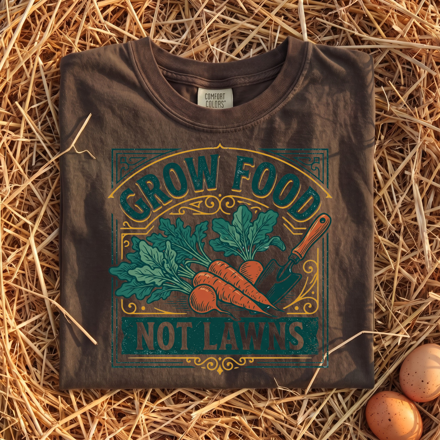Grow Food, Not Lawns V2 T-shirt