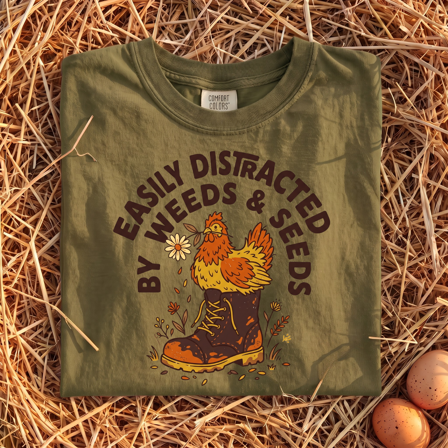 Easily Distracted By Weeds T-shirt