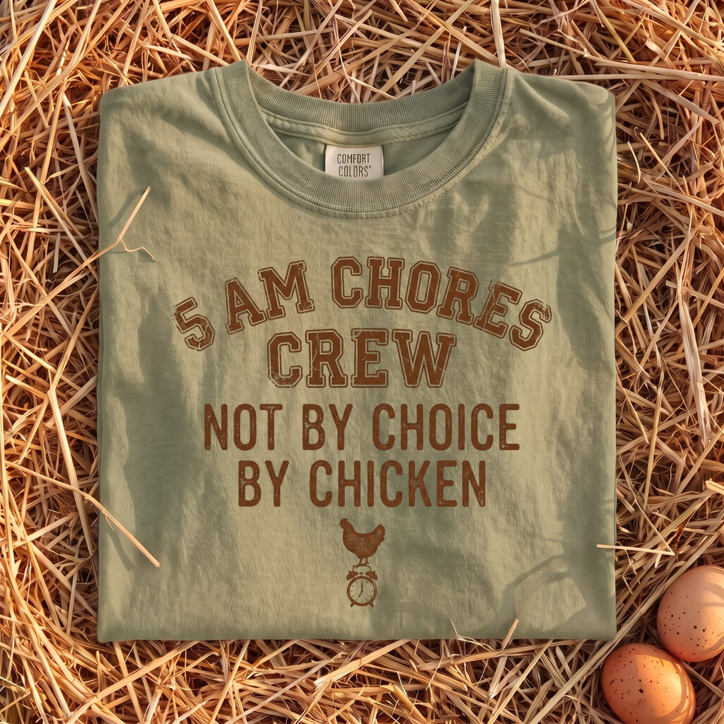 5 AM Chores Crew T-Shirt
