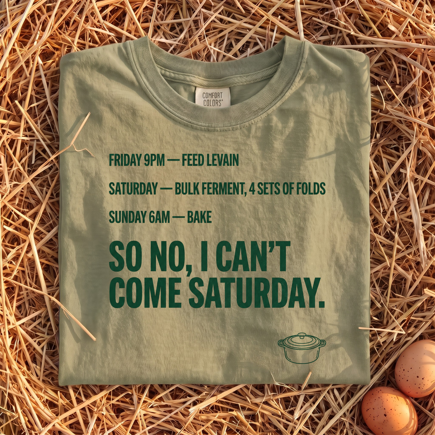 I Can't Come Saturday T-Shirt