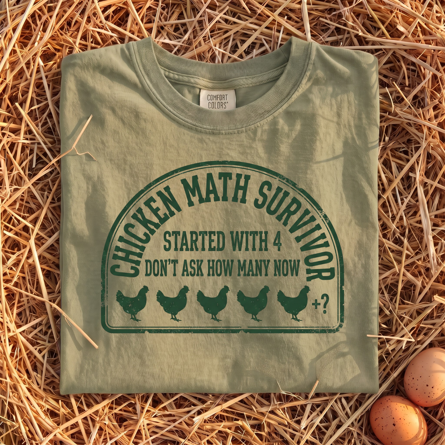 Chicken Math Survivor T-Shirt