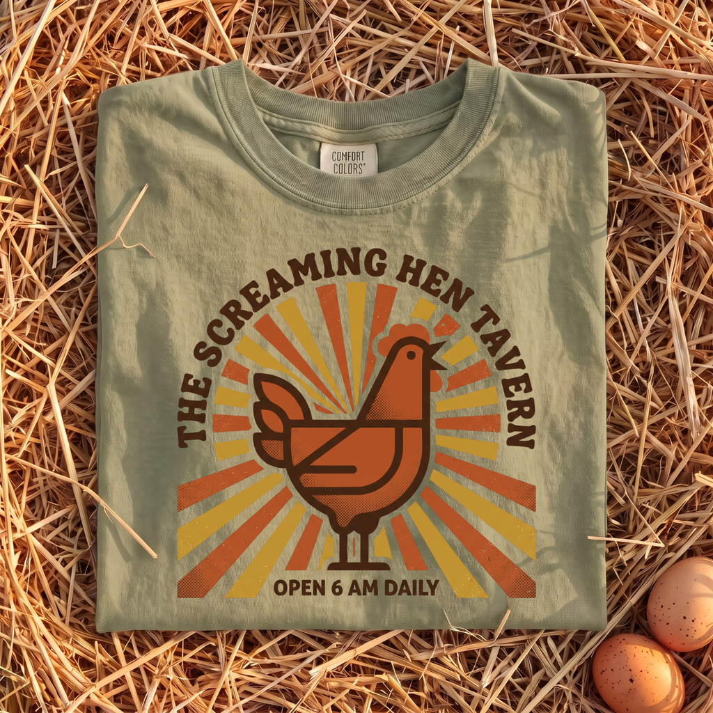 The Screaming Hen Tavern T-Shirt V2 T-Shirt