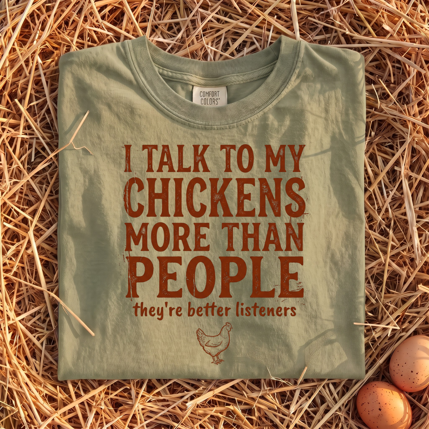 I Talk To My Chickens T-Shirt