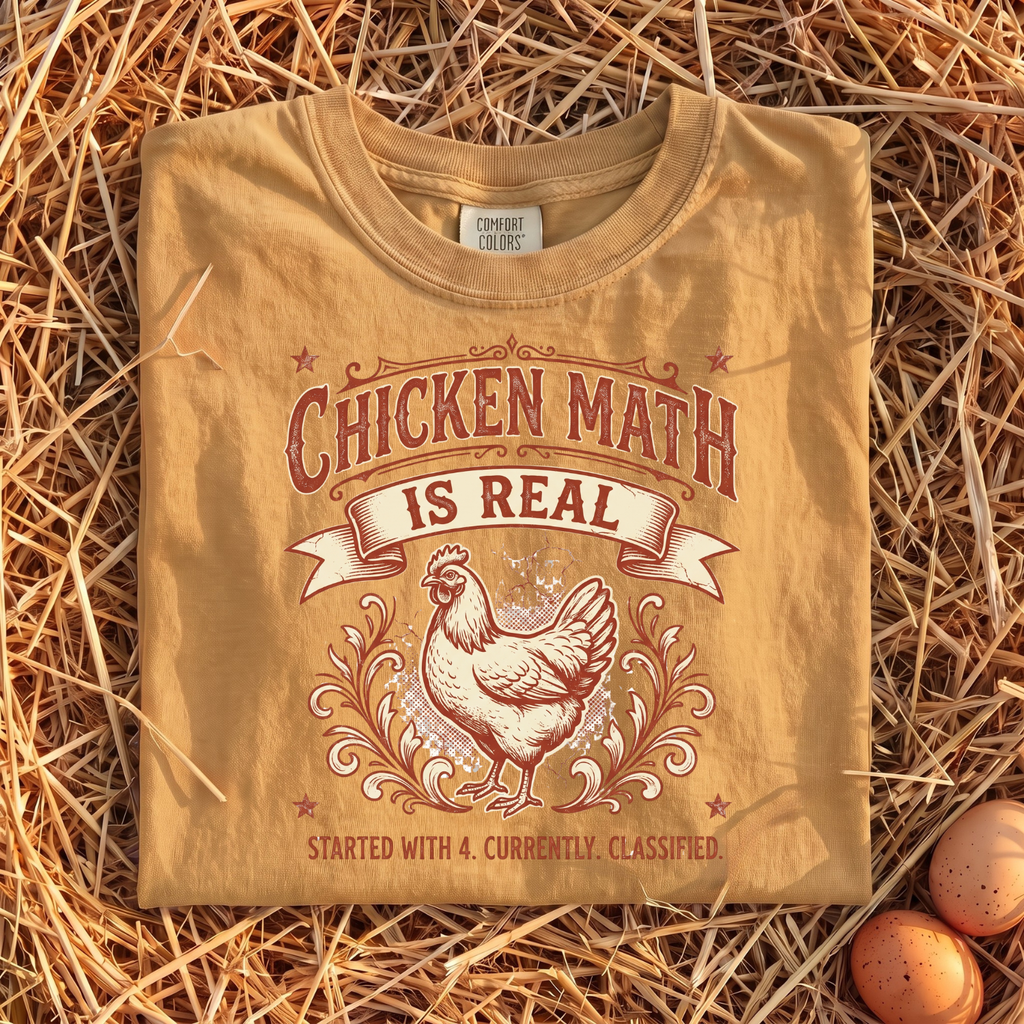 Chicken Math Is Real T-Shirt