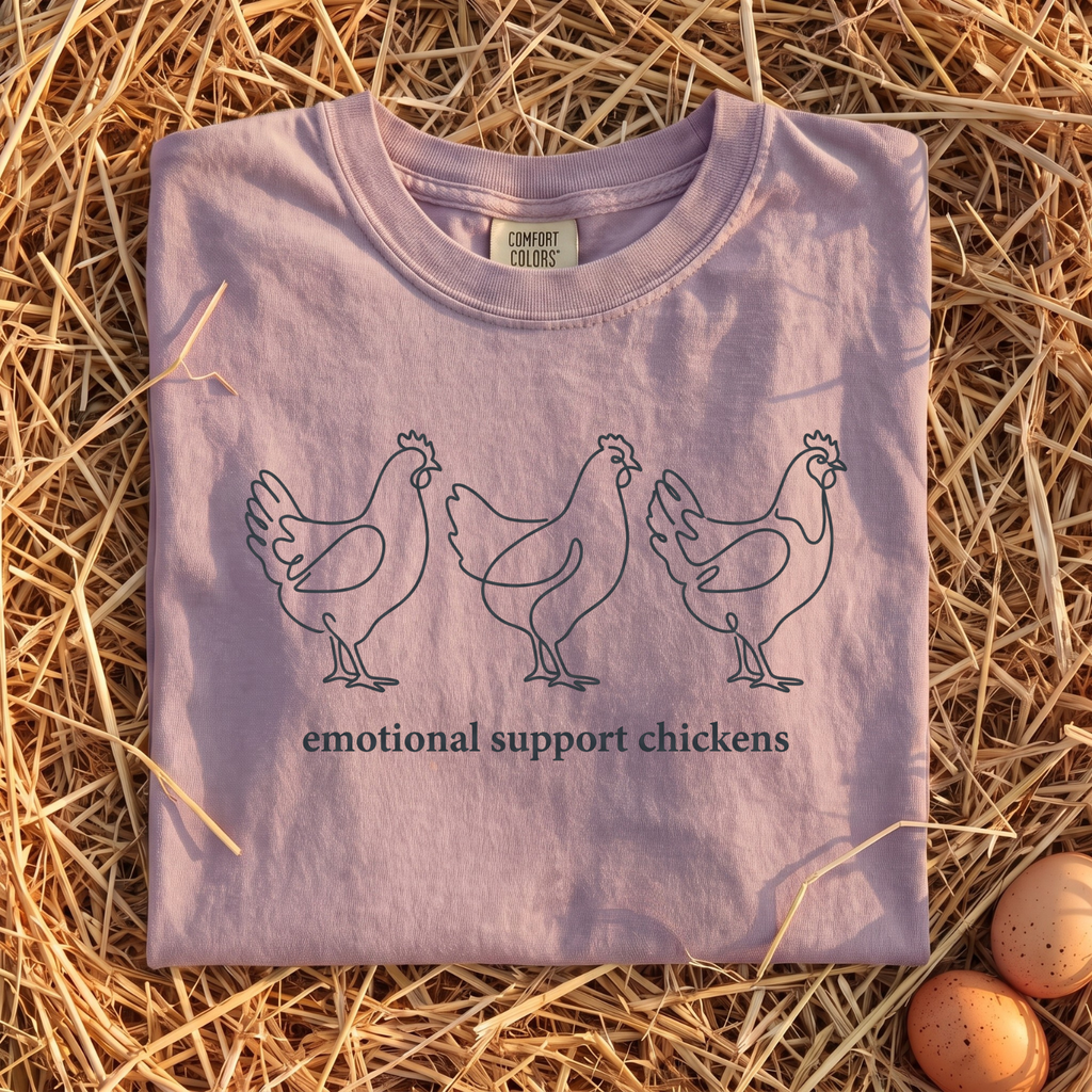 Emotional Support Chickens T-Shirt
