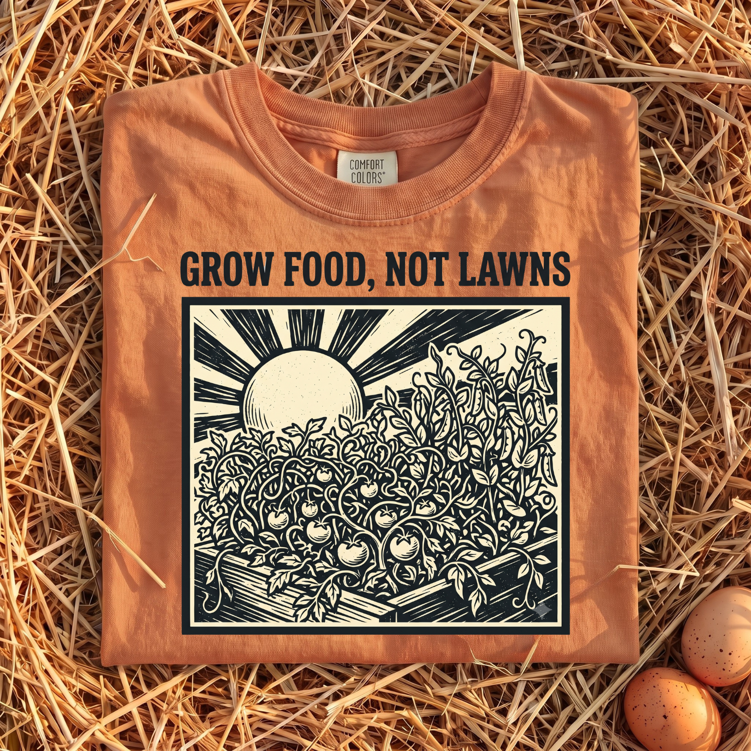 Grow Food, Not Lawns T-shirt
