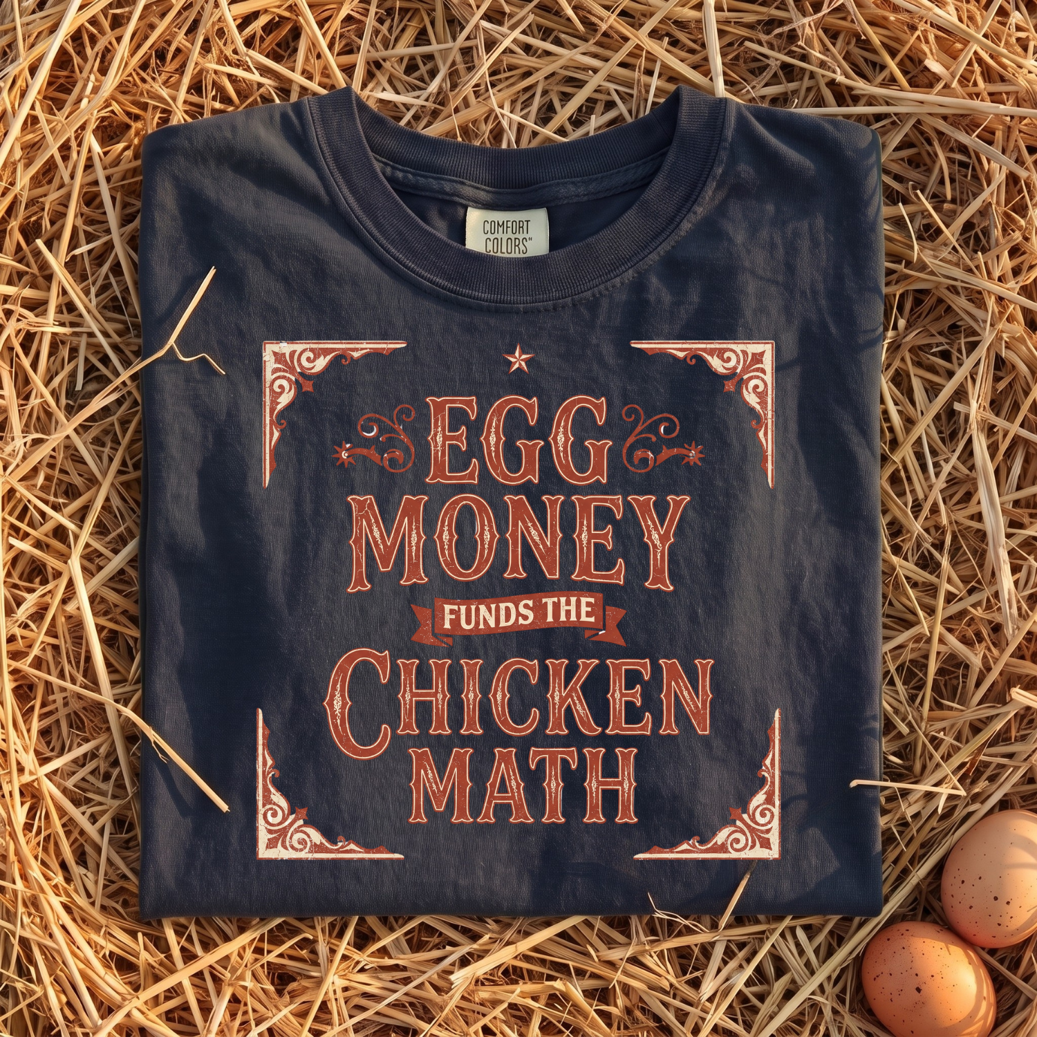 Egg Money Funds The Chicken Math T-Shirt